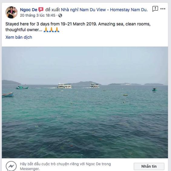 Nam Du View Guest House ภายนอก รูปภาพ