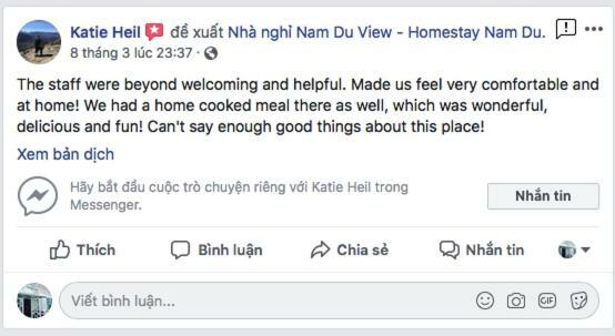 Nam Du View Guest House ภายนอก รูปภาพ